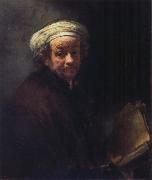 Self-Portrait as St.Paul Rembrandt